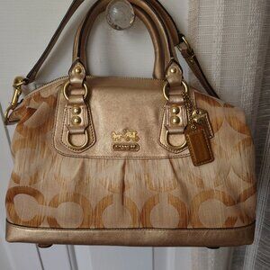 Coach Gold Ikat Op Art
